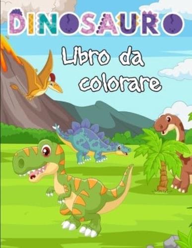 libro da colorare dinosauro: Un libro da colorare con animali preistorici in scene   Per ragazzi dai 3 ai 10 anni (Versione italiana)