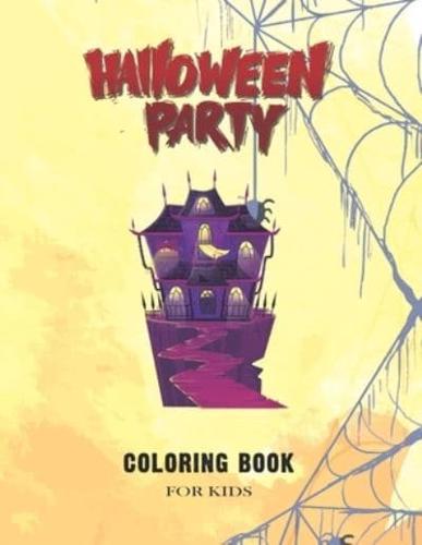 Halloween Coloring Book for Kids Age 4-8