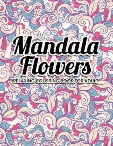 Mandala Flowers Coloring Book