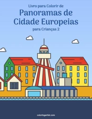 Livro para Colorir de Panoramas de Cidade Europeias para Crianças 2