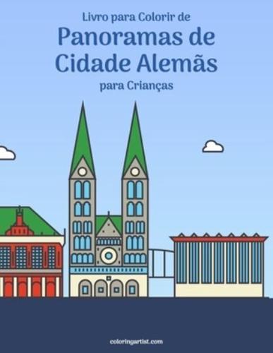 Livro para Colorir de Panoramas de Cidade Alemãs para Crianças