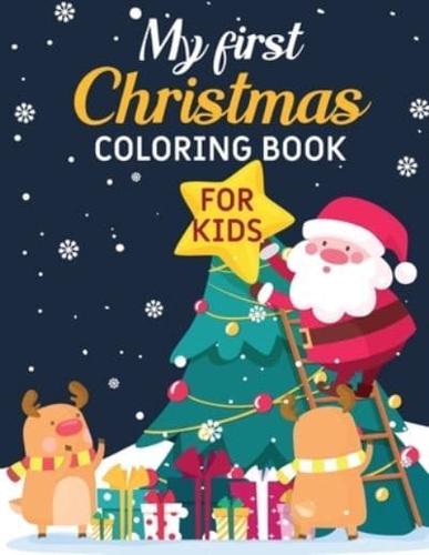 My First Christmas Coloring Book For Kids