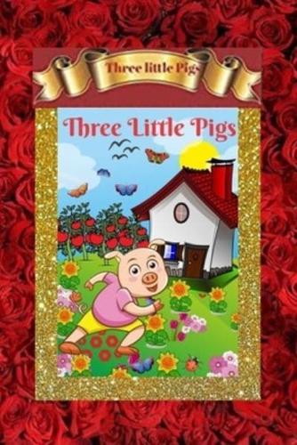 Three little pigs (illustrated )