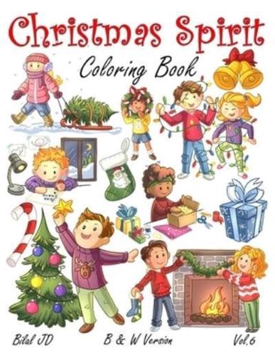 Christmas Spirit Coloring Book