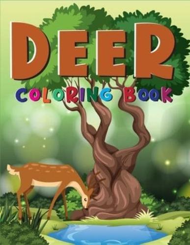 Deer Coloring Book