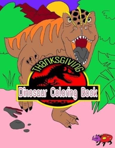 Thanksgiving Dinosaur Coloring Book