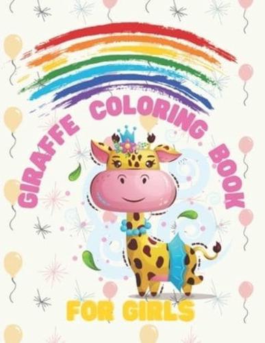 Giraffe Coloring Book For Girls