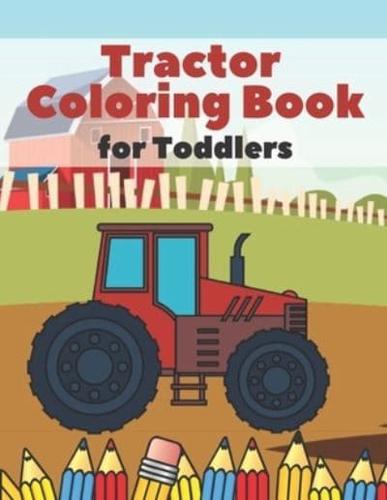 Tractor Coloring Book For Toddlers