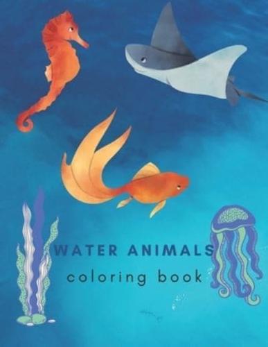 Water Animals - Coloring Book