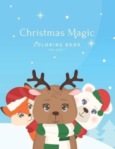 Christmas Magic Coloring Book Volume I