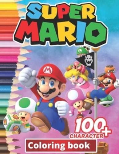 Super mario Coloring Book : +100 Illustrations, wonderful Jumbo Super mario  Coloring Book For Kids Ages 3-7, 4-8, 8-10, 8-12, Fun, (Super mario Books