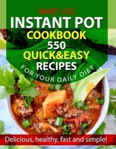 Instant Pot Cookbook 550