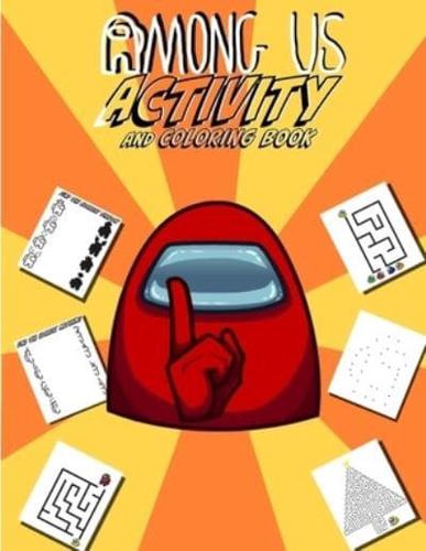 Among Us Activity And Coloring Book