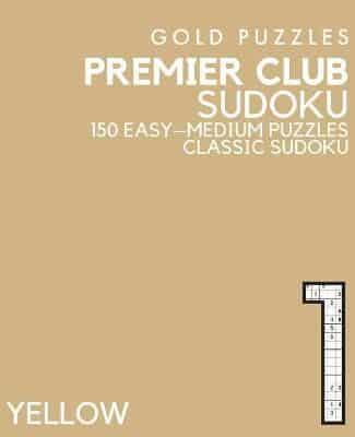 Gold Puzzles Premier Club Sudoku Yellow Book 1