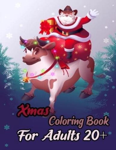 Xmas Coloring Book Adults 20+