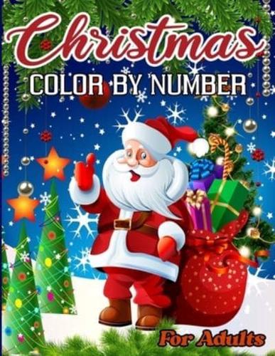 Christmas Color By Number For Adults