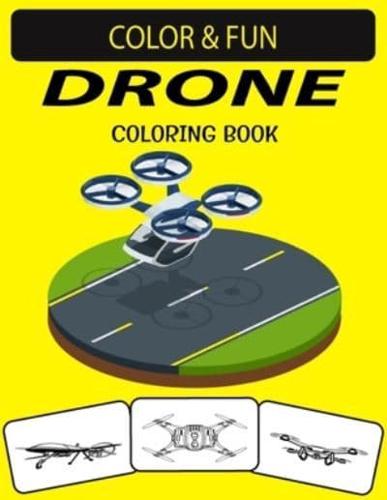 Drone Coloring Book