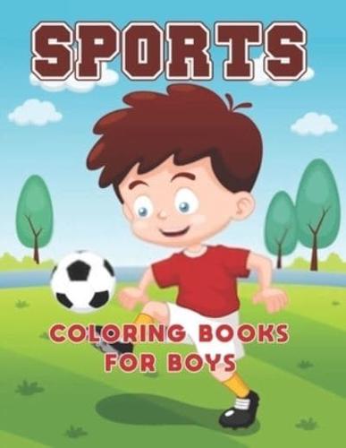 Sports Coloring Books for Boys