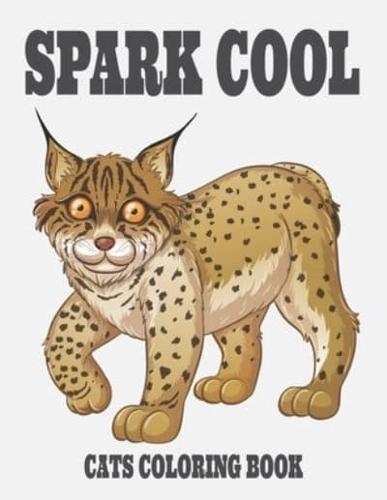 Spark Cool Cats Coloring Book