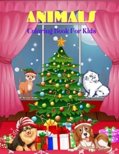 ANIMALS - Coloring Book For Kids