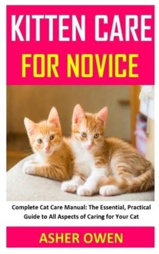 Kitten Care for Novice