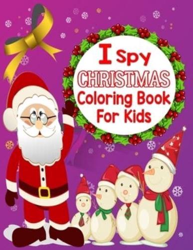 I Spy Christmas Coloring Book for Kids