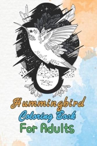 Hummingbird Coloring Book For Adults