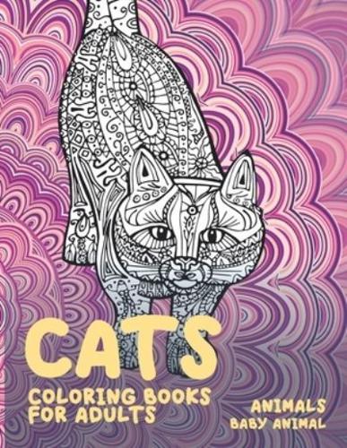 Baby Animal Coloring Books for Adults - Animals - Cats