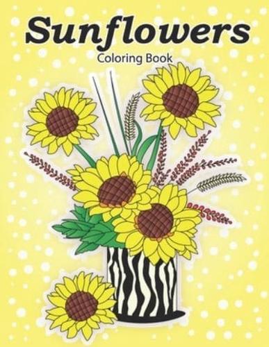 Sunflowers Coloring Book