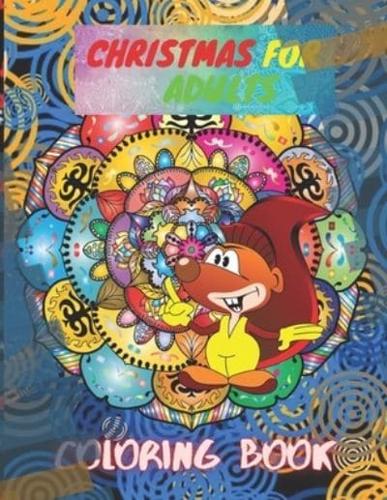 Christmas For Adults Coloring Book