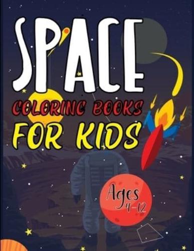 Space Coloring Books For Kids Ages 4-12