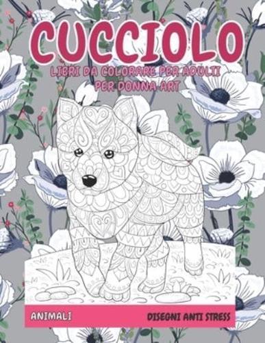 Libri Da Colorare Per Adulti Per Donna Art - Disegni Anti Stress - Animali - Cucciolo