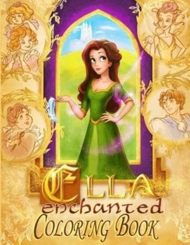 Ella enchanted Coloring Book