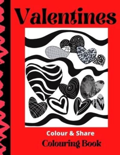 Valentines Colour and Share Colouring Book