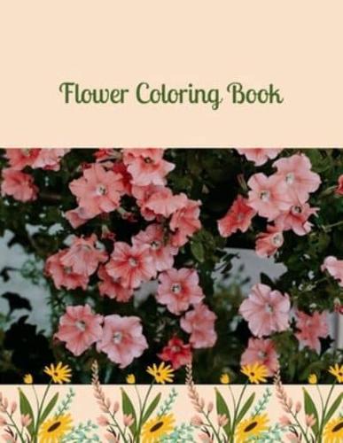 Flower Coloring Book