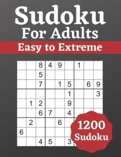 Sudoku for Adults Easy to Extreme