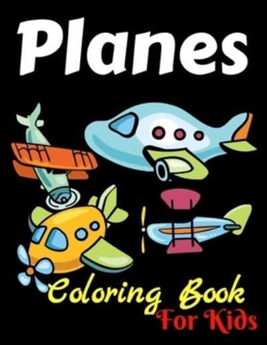 Coloring Book For Kids Planes