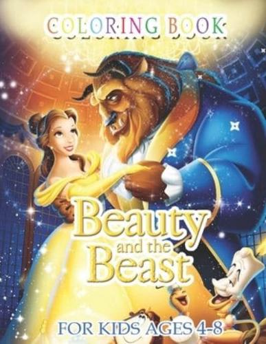 Beauty And The Beast Coloring Book: A Coloring Activity Books For Kids