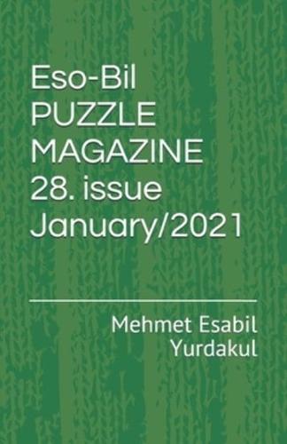 Eso-Bil PUZZLE MAGAZINE-28. Issue (January /2021)