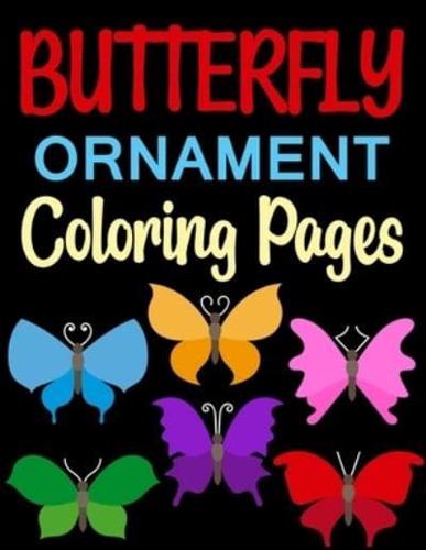 Butterfly Ornament Coloring Pages