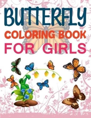 Butterfly Coloring Book For Girls