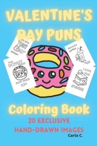 Valentine's Day Puns Coloring Book