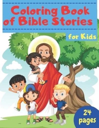 Coloring Book of Bible Stories for Kids