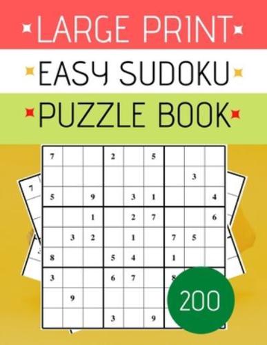Large Print Easy Sudoku Puzzle Book