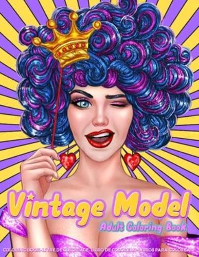 Adult Coloring Book - Vintage Model