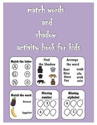 Match Words and Shadow Activity Book for Kids