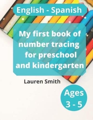 My First Book of Number Tracing for Preschool and Kindergarten