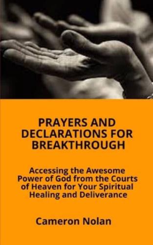 Prayers and Declarations for Breakthrough