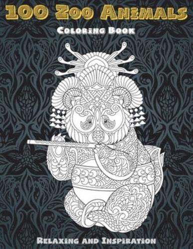 100 Zoo Animals - Coloring Book - Relaxing and Inspiration
