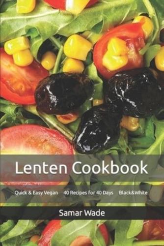 Lenten Cookbook